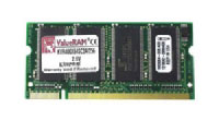 Kingston 256MB 400MHz DDR Non-ECC CL3 (3-3-3) SODIMM (KVR400X64SC3A/256)